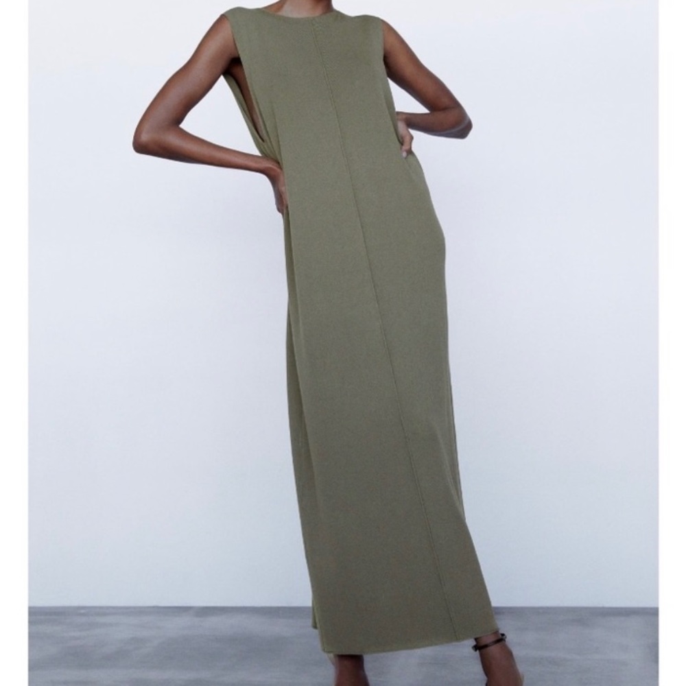 ZARA Maxi Knit Dress